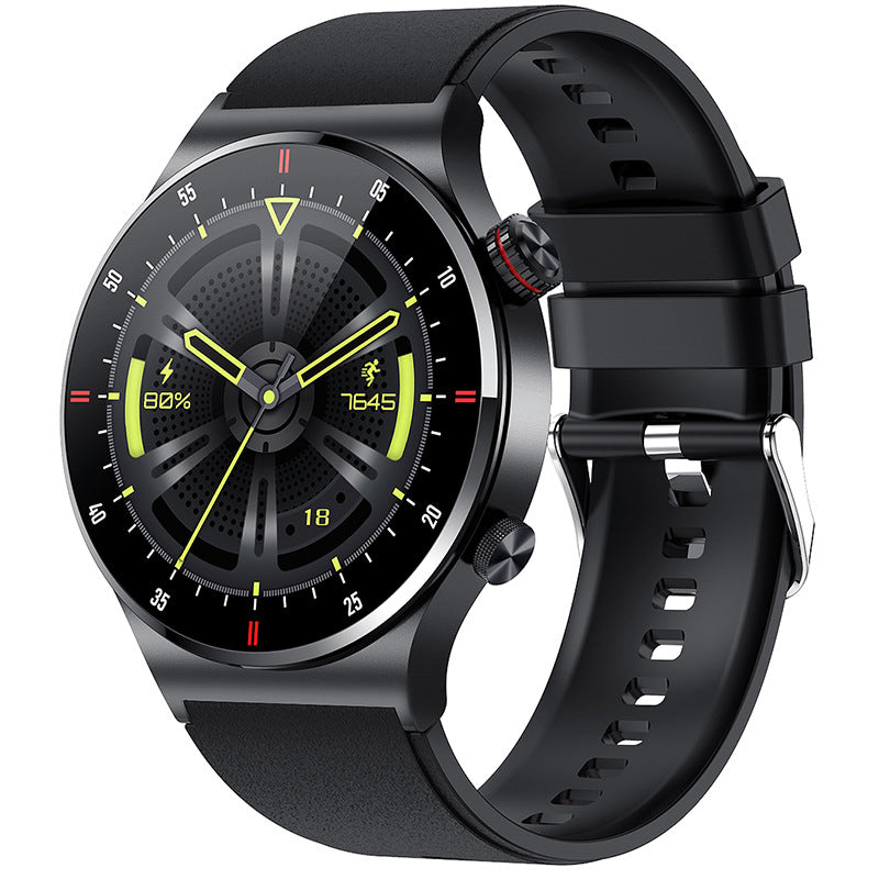 Premium Smartwatch für Männer | Uhr 4 Pro mit AMOLED HD Bildschirm Bluetooth Anruf, GPS Herzfrequenzmessung