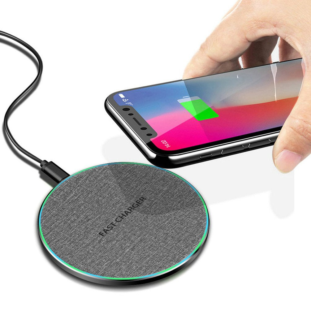 30W Fast Wireless Charging Pad | Premium USB C Charging Cable MagSafe Charger for Smartphones, Apple iPhone, Samsung, iOS & Android- Fast Wireless Charging Pad