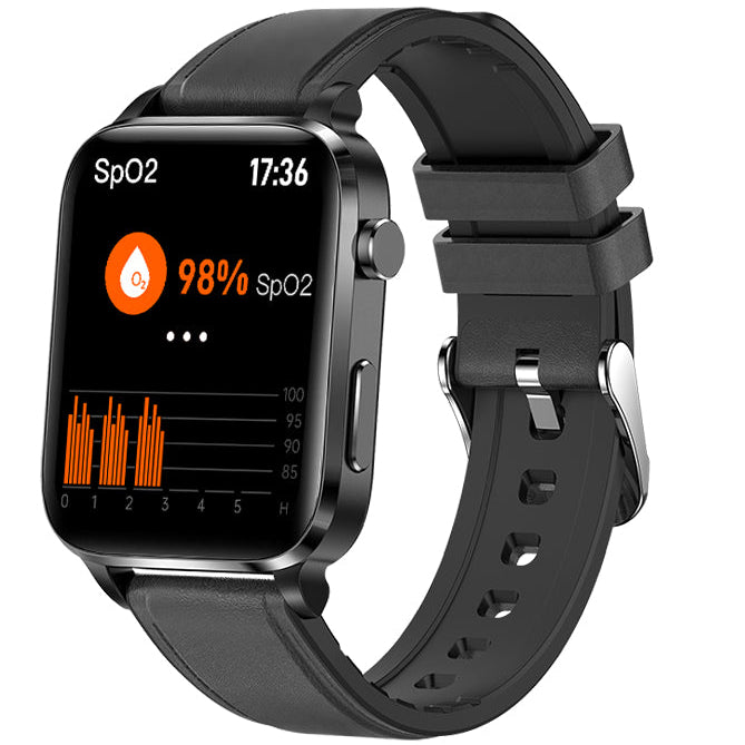 Premium Blood Glucose Smartwatch for Men and Women: AI Voice Assistant, Bluetooth Calling, Infrared SpO2 Sensor, Health Monitoring, ECG, PPG, Sleep, Heart Rate Monitor, Waterproof Fitness Tracker, Full Touch, Long Battery: iOS & Android Devices – Unisex