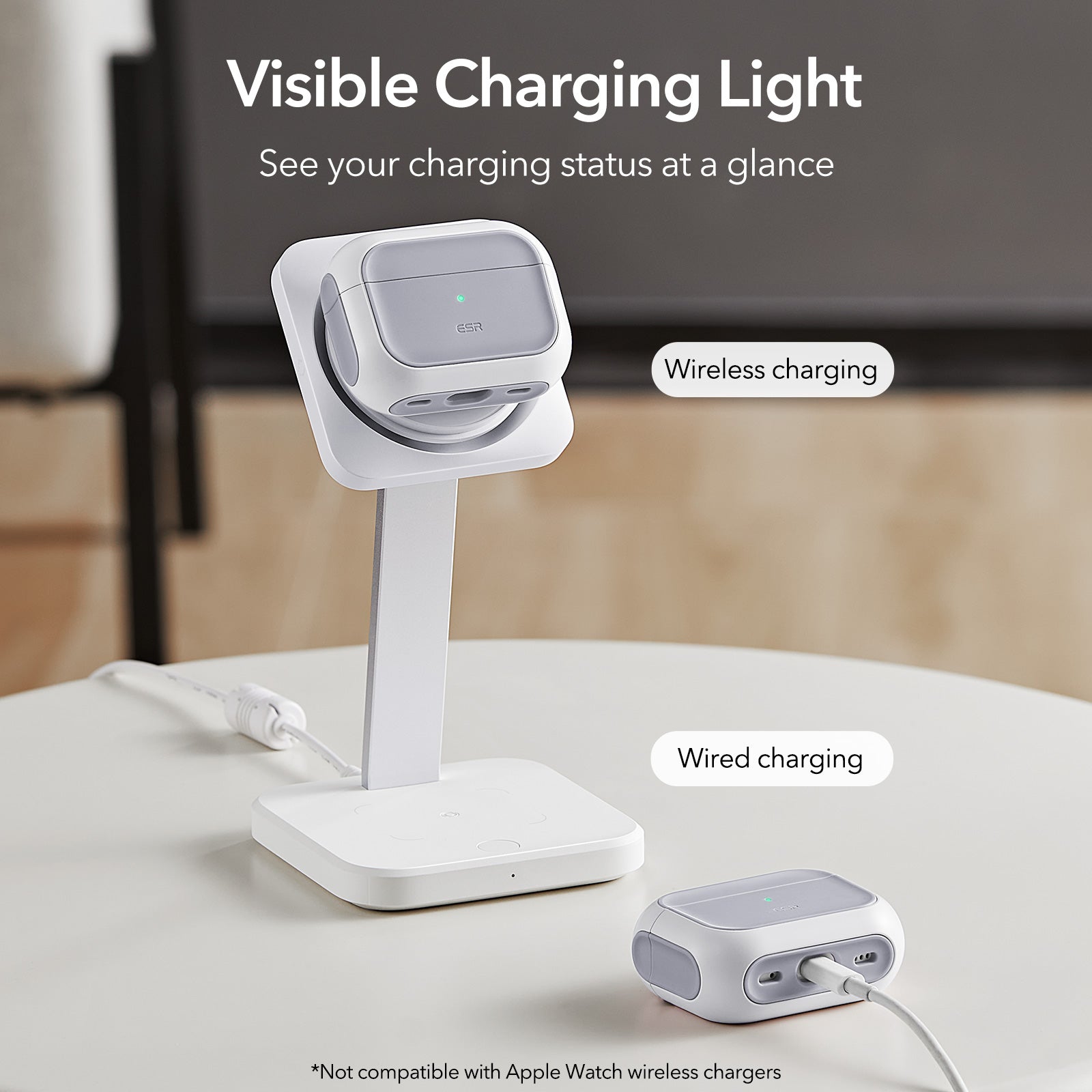 Premium MagSafe Case for Apple AirPods Pro 4/3/2/1 and Pro Series 2024/2022/2021/2019/2016 HaloLock Protective Cover | Orbit Hybrid Impact Protection | Durable, Compatible Case for AirPods Pro