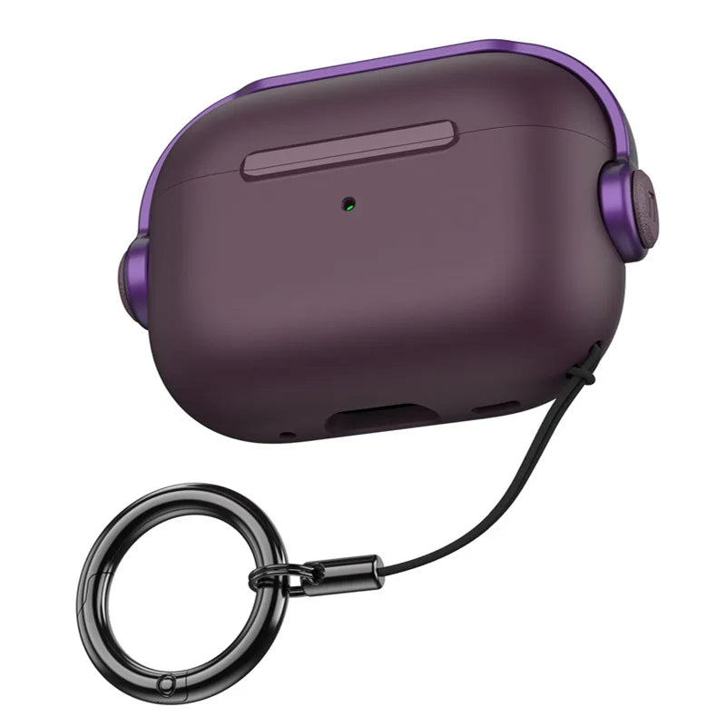 Premium Cover für AirPods Pro 2. Generation mit Lanyard-Verschluss - Kreative Kopfhörerhalterung & Abdeckung für
