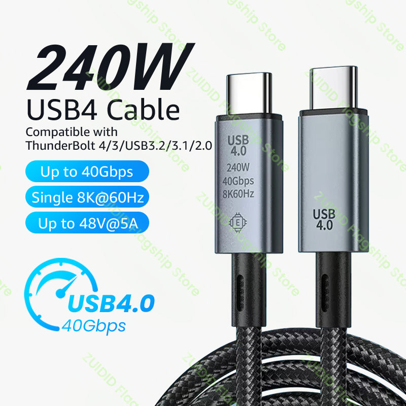 Premium Essager USB Type C to USB C Cable 100W/5A PD Fast Charging Charger Wire for Smartphones, Apple iPhone, Samsung, iOS & Android MacBook Xiaomi Samsung, 2M Type-C USBC Cable