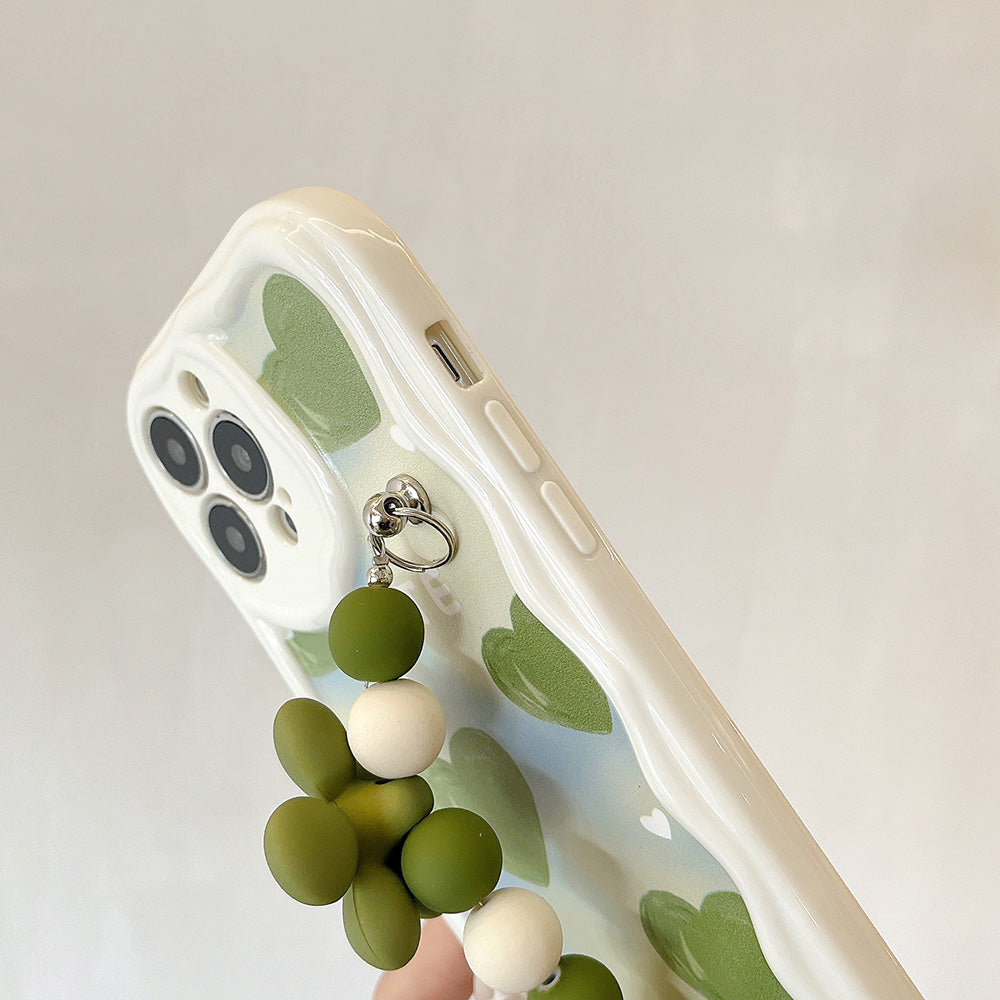 Beautiful White Heart Design Makeup Mirror iPhone Case | MagSafe-Compatible Protective Case with 360-Degree Protection and Camera Lens Cover for Apple iPhone 16/16e, 15, 14, 13, 12 Pro Max, Pro, Plus & Mini Cover | Armor Case and Bumper Cover