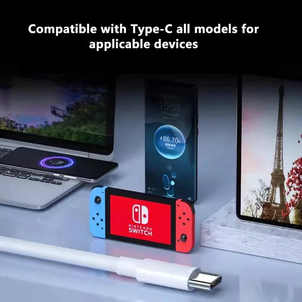 High Durability USB-C Kabel für Apple iPhone 15 Pro Max, PD 60W Schnellladung, Huawei, Xiaomi, Samsung, Typ C Geflechtkabel