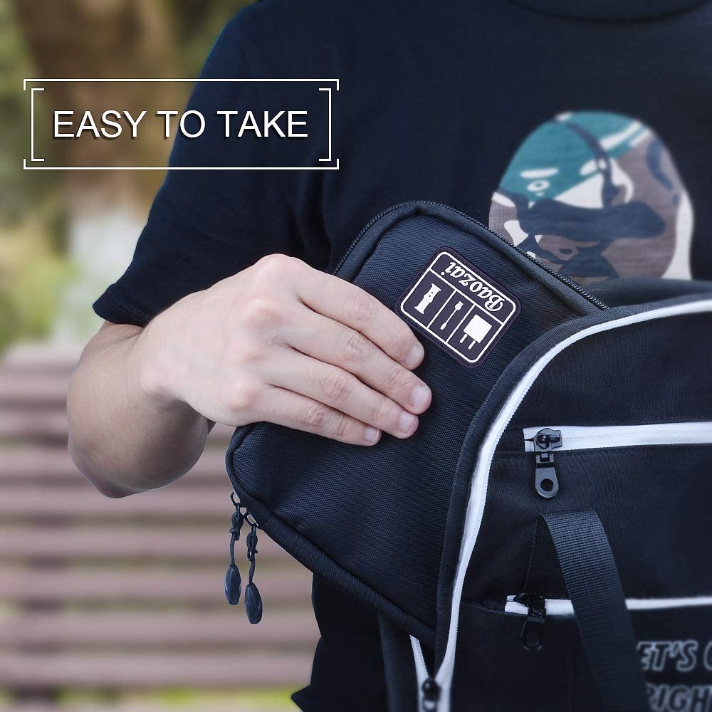 Premium Storage Bag for MacBook & Laptop Accessories – Fits 13", 14", 16" Devices – Travel Organizer Case for External Hard Drive, U-Disk, SSD, Charger, Headphones, Cables & More | Compact & Water-Resistant Design