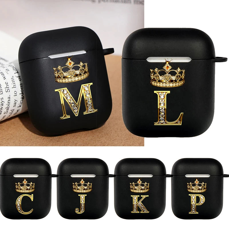 MagSafe AirPods Case Schutzhülle AirPods Pro 2/3/2/1 A–Z Bluetooth Kopfhörer-Cover Drahtlose Gehäuse Kopfhörer Box