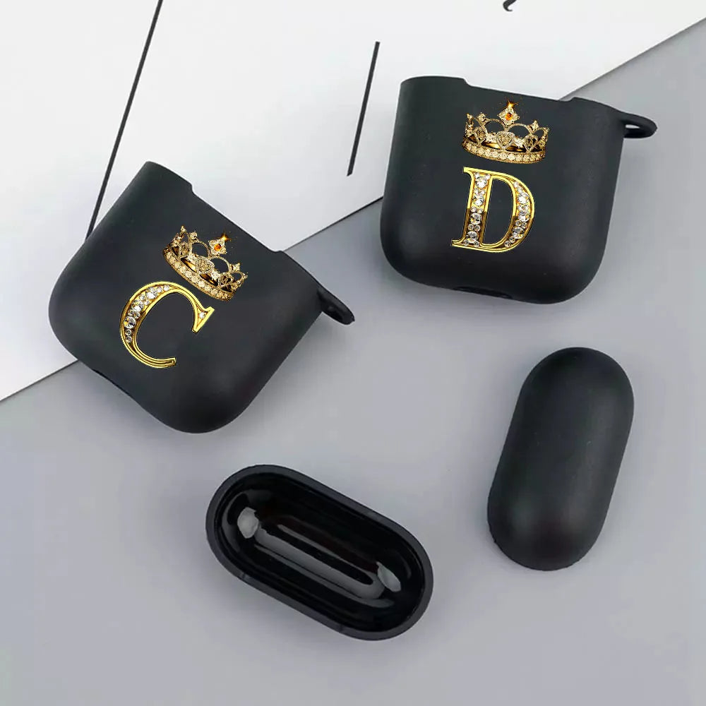 MagSafe AirPods Case Schutzhülle AirPods Pro 2/3/2/1 A–Z Bluetooth Kopfhörer-Cover Drahtlose Gehäuse Kopfhörer Box