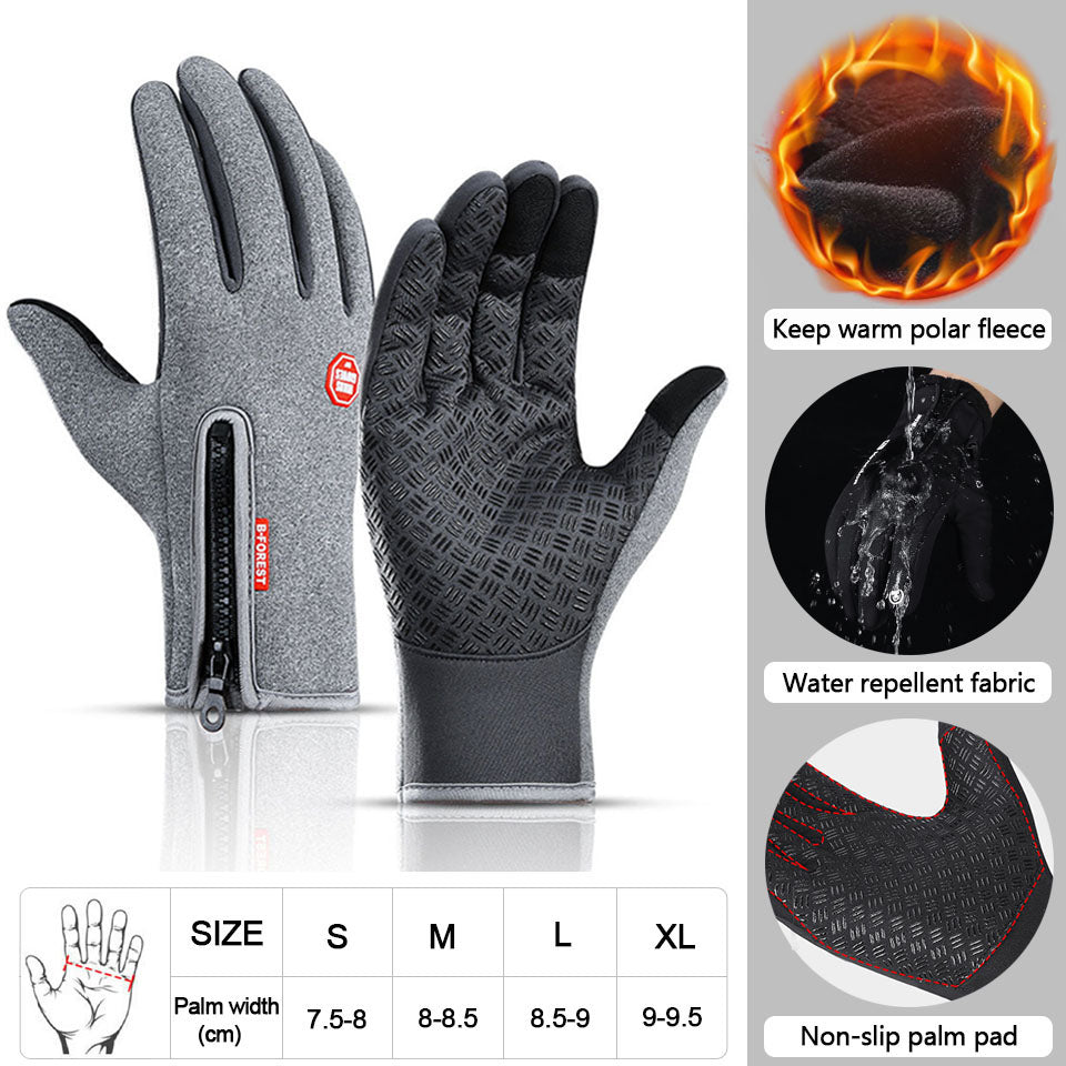 Premium Touchscreen-Warme Handschuhe: Outdoor, Radfahren, Motorrad, Sport, Fitness - Wasserdicht, Winddicht, Rutschfest - Winter