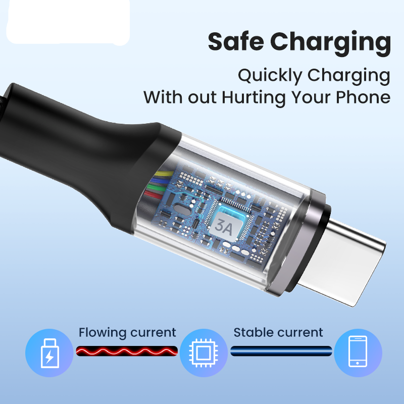Premium Baseus USB Kabel für Apple iPhone 15 14 13 12Pro XS Max XR X 8 7 6, LED Beleuchtung, Schnellladung Ladegerät,
