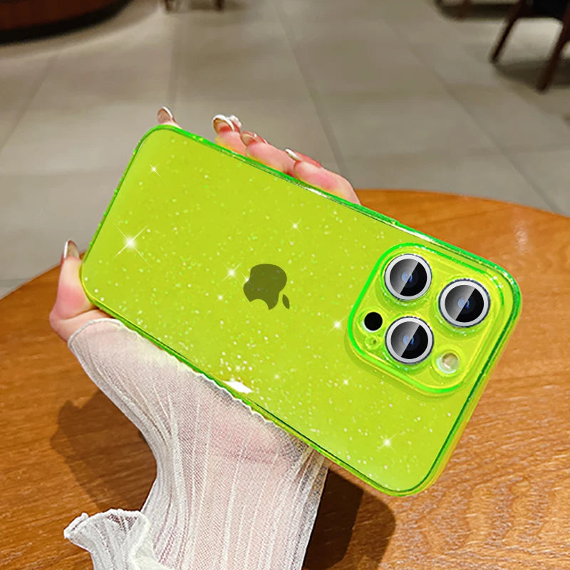 Luxury Bling Glitter Transparent Shockproof Case for Apple iPhone 16/15/14/13/12 Pro Max Plus Mini
| Stylish & Protective
