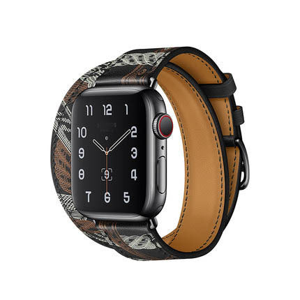 Premium Echtes Leder Armband für Apple Watch: 49mm, 45mm, 44mm, 42mm, 41mm, 40mm, Damen/Herren, iWatch Ultra/9/8/7/6/5/4/SE