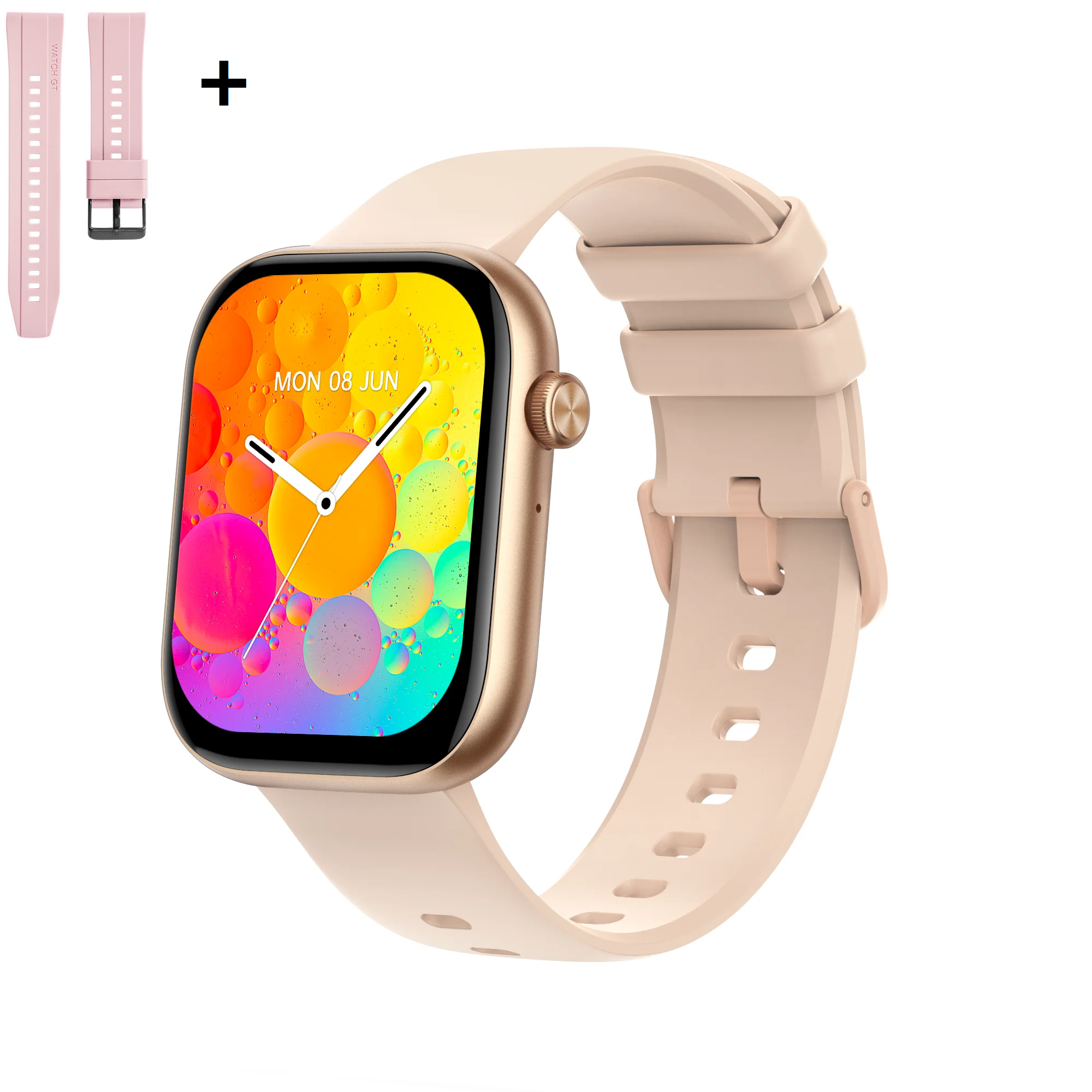 Premium Smartwatch Unisex – Fitness Watch with AI, Voice Calls, ECG, Blood Glucose Monitoring, Health Tracking, IP68 Waterproof, Step Counter, Heart Rate & Sleep Monitor, Notifications & Voice Assistant – For Women & Men