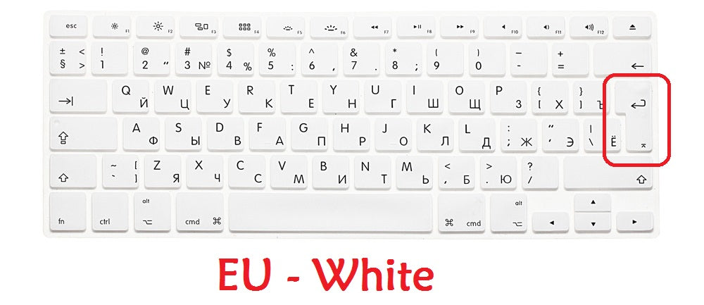 Premium Keyboard Protection Skin for Macbook Air/Pro/M3/M2/M1: 16,14,13-inch | 2024/2023/2022/2020 Series High-Quality Keyboard Cover