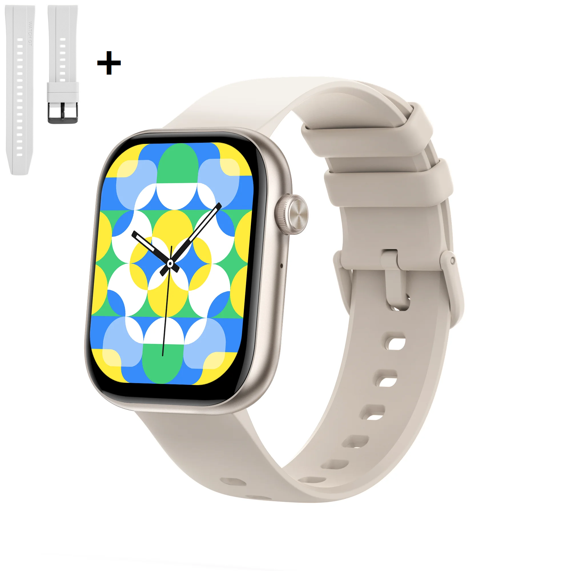 Premium Smartwatch Unisex – Fitness Watch with AI, Voice Calls, ECG, Blood Glucose Monitoring, Health Tracking, IP68 Waterproof, Step Counter, Heart Rate & Sleep Monitor, Notifications & Voice Assistant – For Women & Men