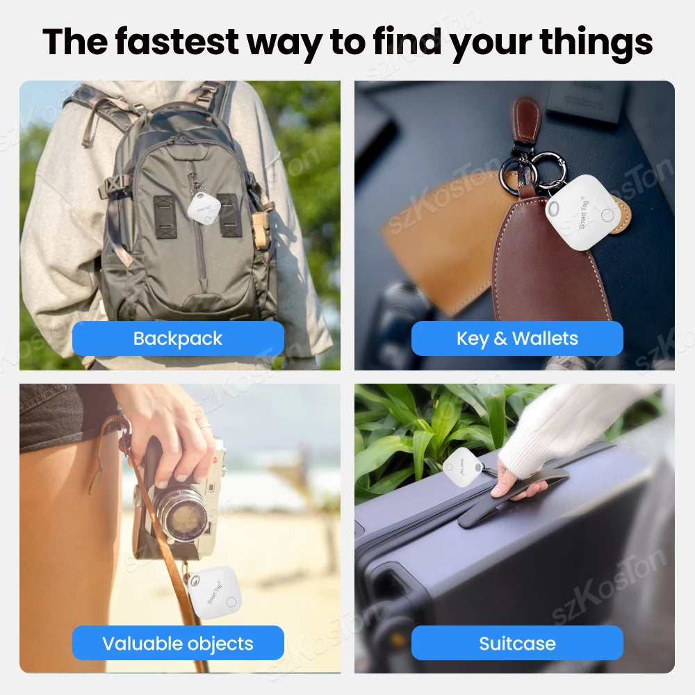 Premium GPS Tracker for Kids, Smart Air Tag, Mini Bluetooth | Pet Car Lost Tracker for Apple iOS – Find My Pet with This System