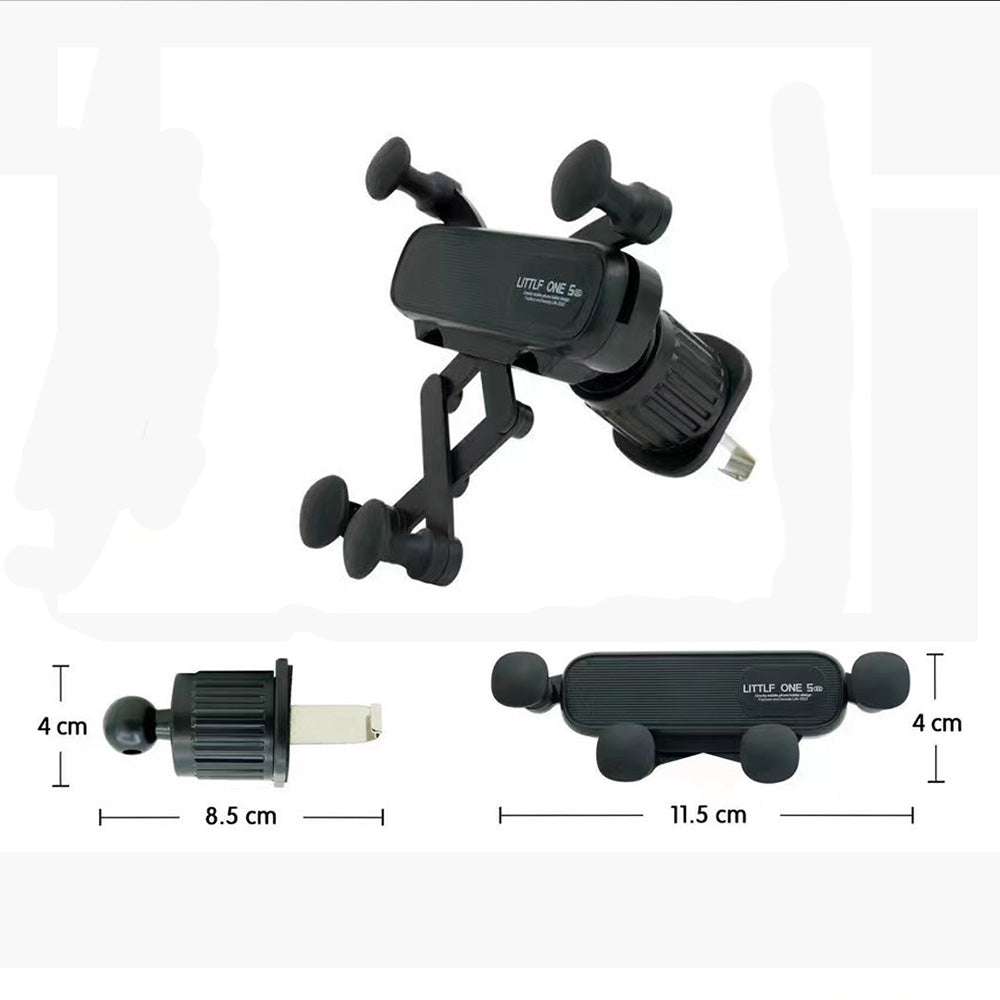 GravityDrive Premium Handyhalter - Lüftungsklammer mit Schwerkraftsensor für iPhone, Xiaomi, Samsung & 4,7-6,9 Zoll Handys