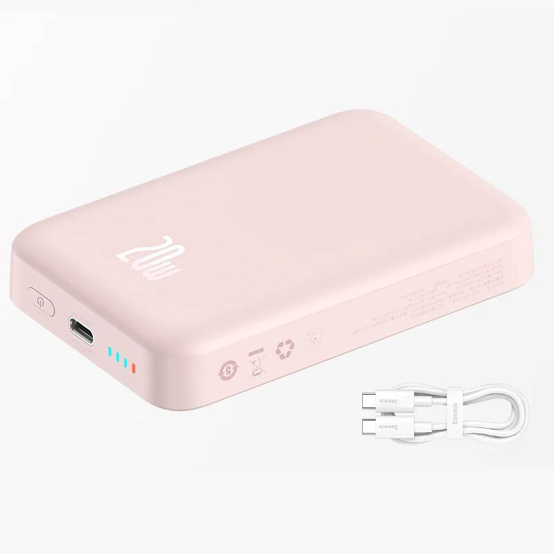 Prämie Baseus Power Bank 10000mAh 20000mAh Mini Magnetisches Drahtloses Schnellladen | Auto-Wake für iPhone 15 14 13 Pro Max