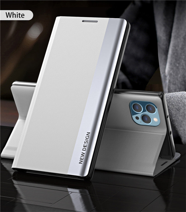 Premium Flip Hülle, MagSafe, Abdeckung, | Apple iPhone 14 13 11 15 Pro Max 12 Mini XS XR X SE 2020 6 6S 7 8 Plus - Stand Buch Cover Telefonhülle Magnetverschluss - Phone Heaven Zone