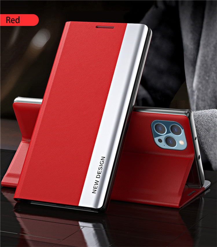 Premium Flip Hülle, MagSafe, Abdeckung, | Apple iPhone 14 13 11 15 Pro Max 12 Mini XS XR X SE 2020 6 6S 7 8 Plus - Stand Buch Cover Telefonhülle Magnetverschluss - Phone Heaven Zone