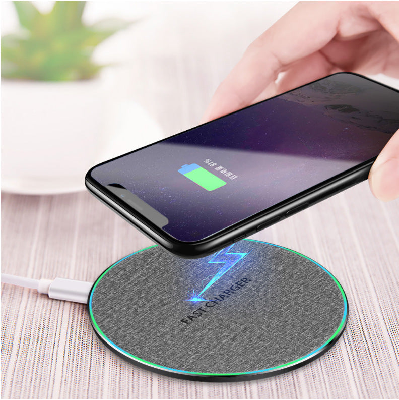 30W Fast Wireless Charging Pad | Premium USB C Charging Cable MagSafe Charger for Smartphones, Apple iPhone, Samsung, iOS & Android- Fast Wireless Charging Pad