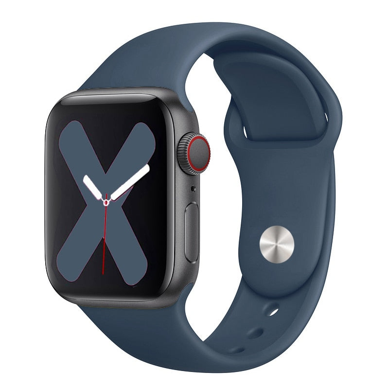 Silikon-Loop-Band Apple Watch Premium Handgelenkriemen | Colorful Pride Edition Armbandriemen | Bequem, Stilvoll.