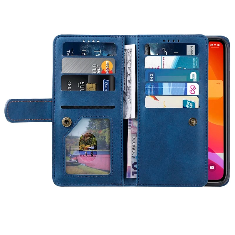 <tc>High-Quality Leather iPhone Case with Zipper, Card Holder, Stand, and Strap | Flip Cover Case for Apple iPhone 17/17 Air, 16/16e, 15, 14, 13, 12 Pro Max, Pro, Plus & Mini - Versatile Protective Cover</tc>