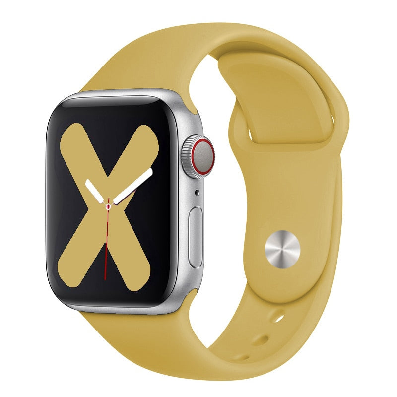 Silikon-Loop-Band Apple Watch Premium Handgelenkriemen | Colorful Pride Edition Armbandriemen | Bequem, Stilvoll.