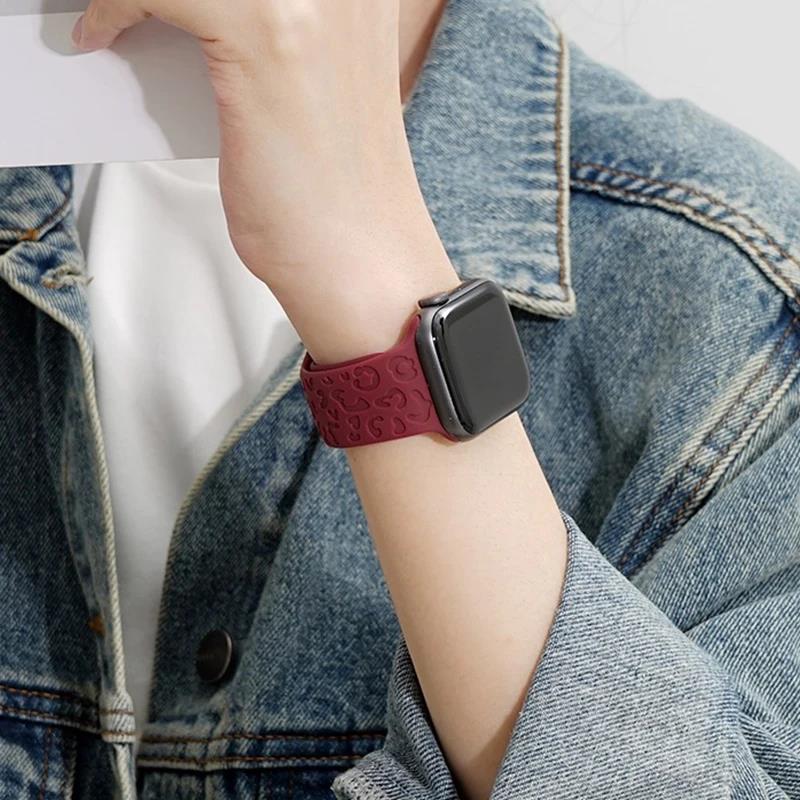 Graviertes Premium-Armband für Apple Watch | 45mm, 44mm, 42mm, | iWatch Serie Ultra/SE/2-9/7/3-8/5/4 - Phone Heaven Zone