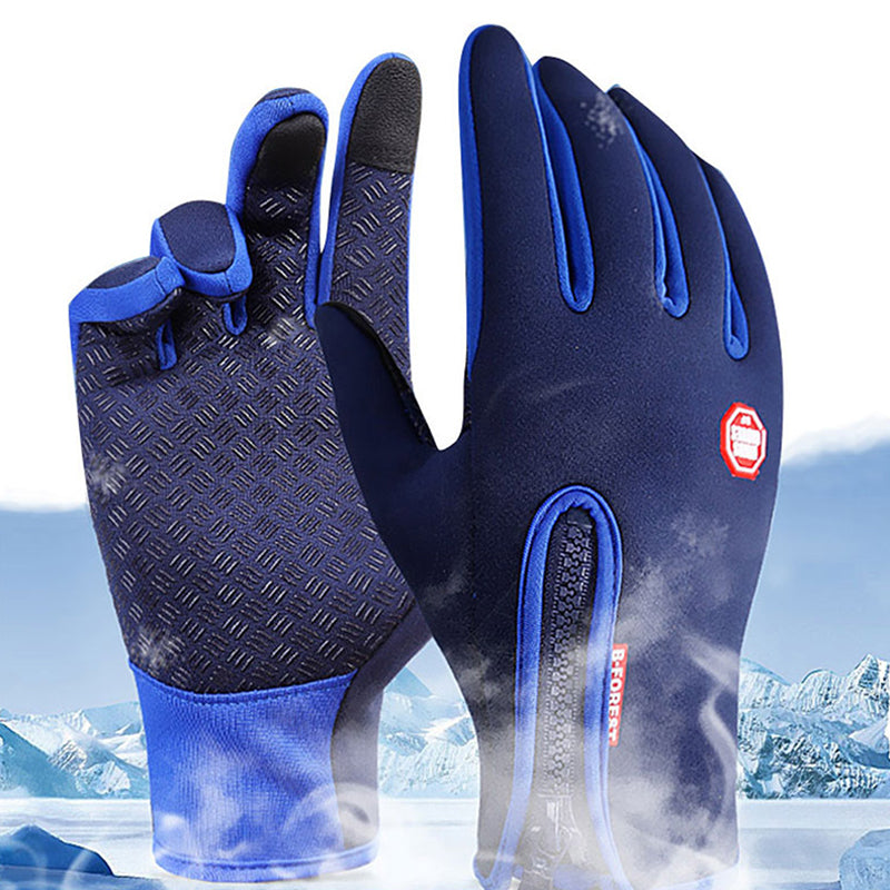 Premium Neue Winterhandschuhe : Touchscreen, wasserdicht, Motorrad, Fahrrad, Outdoor-Sport, Ski, Warm mit Samt