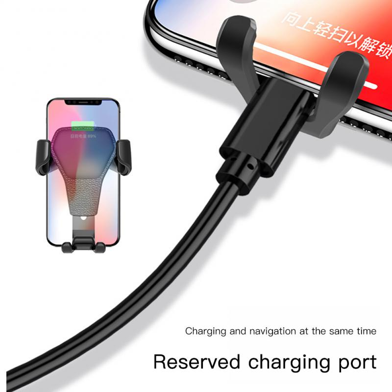 Premium Schwerkraft Autohalterung für Telefon, Mobiltelefonständer für iPhone, Xiaomi, Samsung - GPS Unterstützung