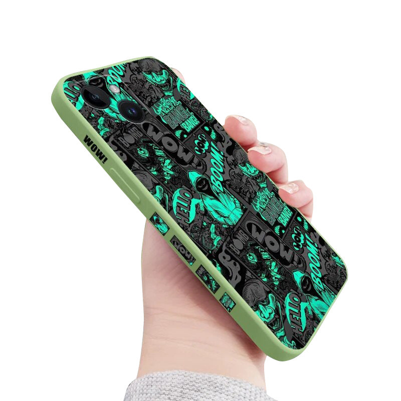 Premium Dark Side Design iPhone Case | MagSafe Case with Camera Lens Protector for Apple iPhone 16/15/14/13/12 Pro Max Plus Mini | Heavy Duty, Bumper Cover Phone Case | Premium Silicone Protective Cover