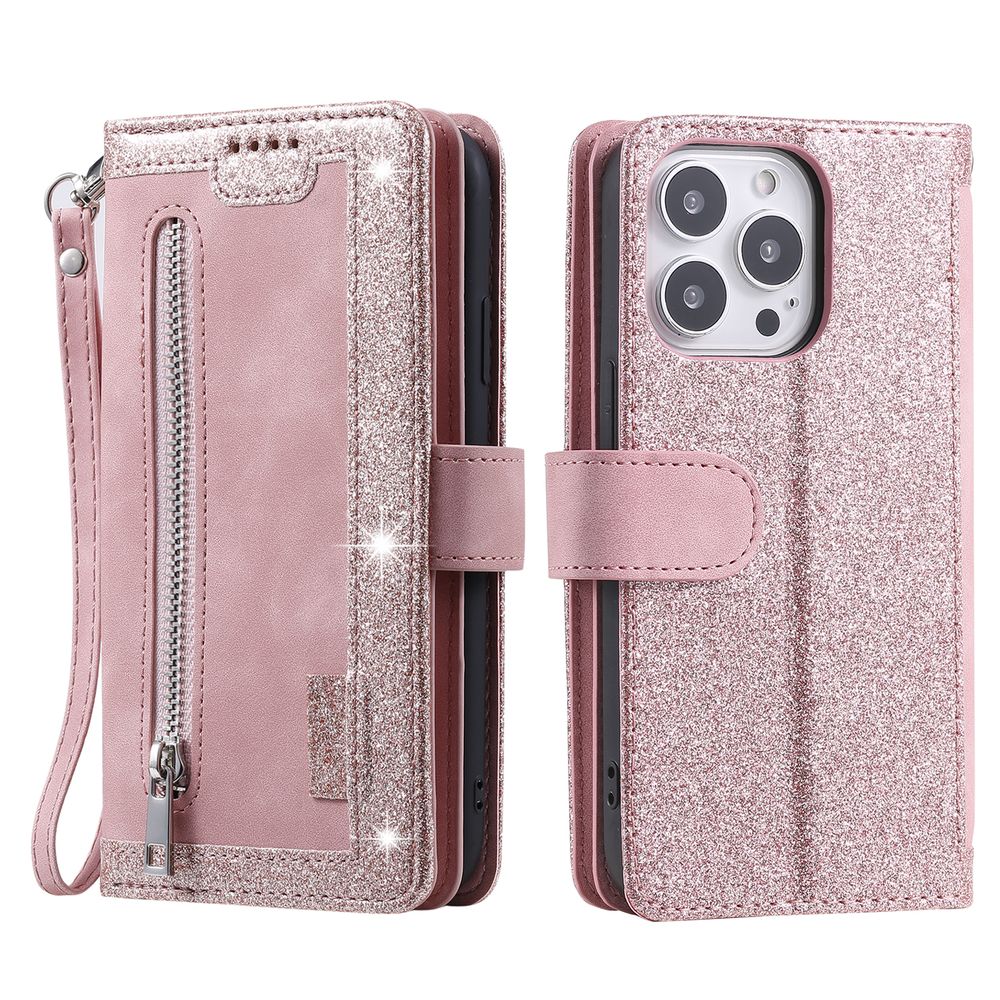 <tc>High-Quality Leather iPhone Case with Zipper, Card Holder, Stand, and Strap | Flip Cover Case for Apple iPhone 17/17 Air, 16/16e, 15, 14, 13, 12 Pro Max, Pro, Plus & Mini - Versatile Protective Cover</tc>