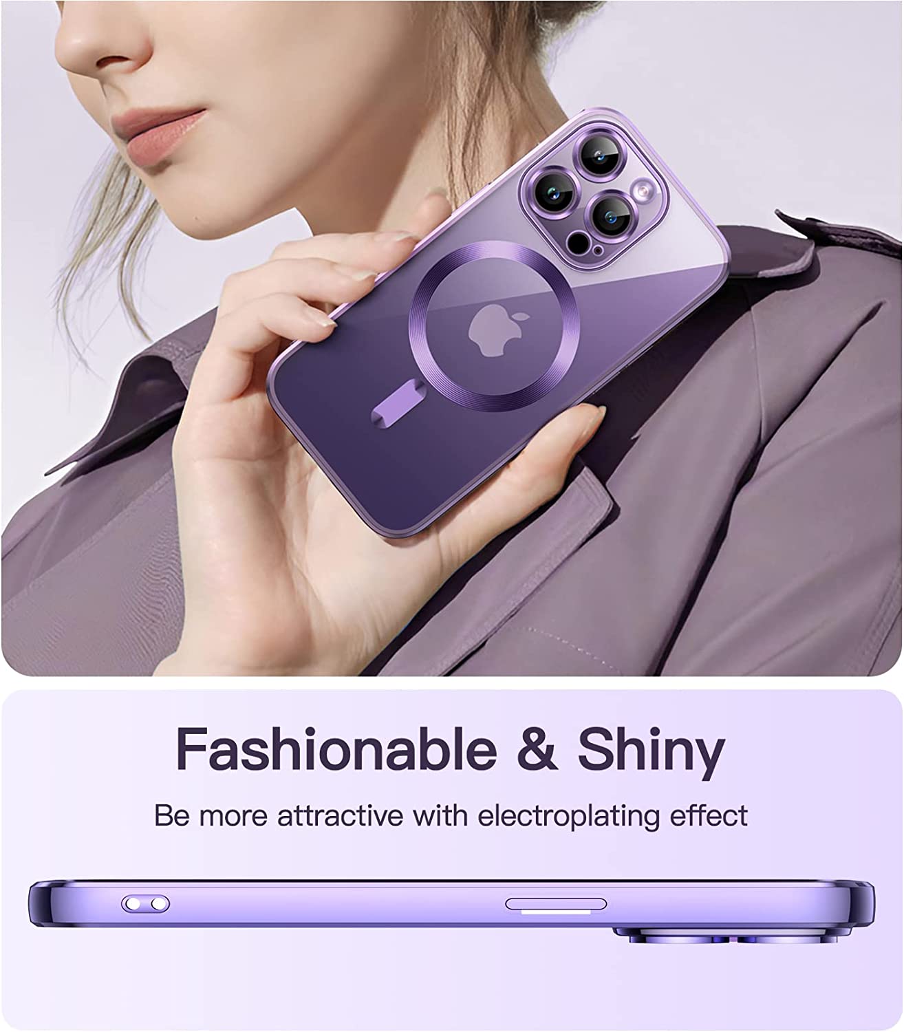 Premium Flip Leather Case with Card Slot and Card Holder Wallet, Magnetic & Shockproof iPhone Case | Flip Cover Stand Case for Apple iPhone 16/15/14/13/12 Pro Max, Plus, Mini Cover - Versatile Protective Cover