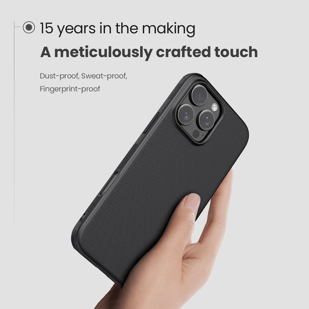 Premium Apple iPhone Case | MagSafe Compatible, Camera Lens Protection, Screen Protection | Ultra Thin, Shockproof, Magnetic, Full All-Around Protection Cover – Carbon Fiber Texture, Soft TPU, Lightweight, Waterproof, Anti-Scratch, Anti-Fingerprint