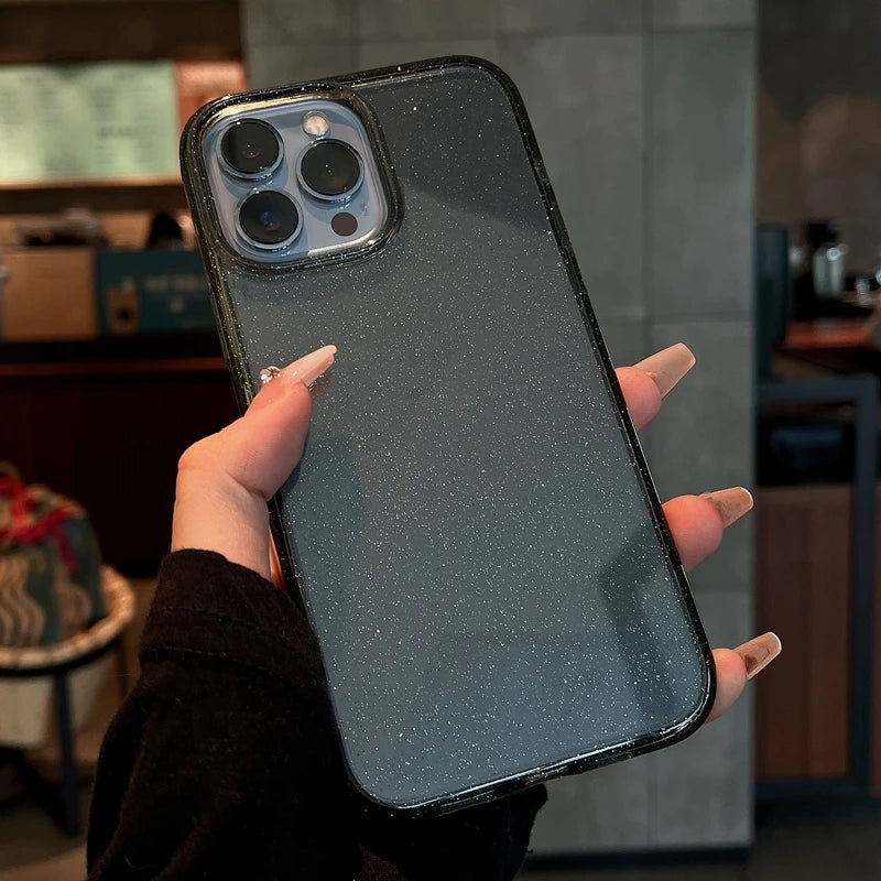 Luxury Bling Glitter Transparent Shockproof Case for Apple iPhone 16/15/14/13/12 Pro Max Plus Mini
| Stylish & Protective