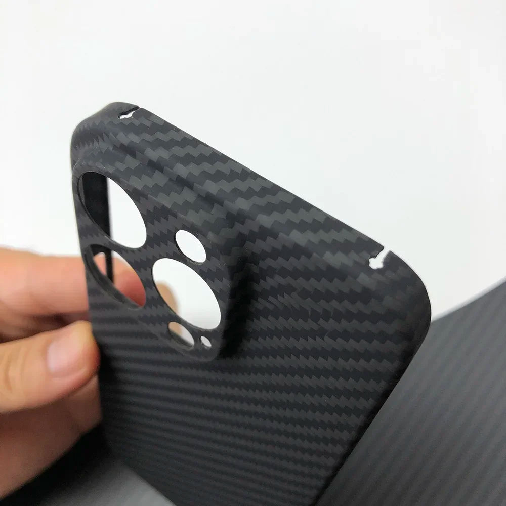 Premium Apple iPhone Case | MagSafe Compatible, Camera Lens Protection, Screen Protection | Ultra Thin, Shockproof, Magnetic, Full All-Around Protection Cover – Carbon Fiber Texture, Soft TPU, Lightweight, Waterproof, Anti-Scratch, Anti-Fingerprint