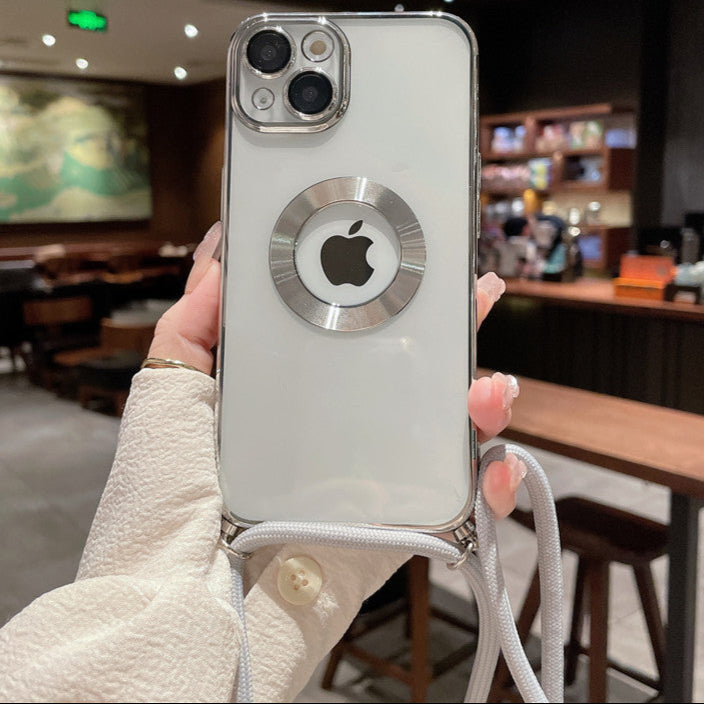 Luxury Apple iPhone Case | MagSafe Compatible, Camera Lens Protection, Screen Protection | Ultra Thin, Shockproof, Magnetic, Full All-Around Protection Cover – Crystal Clear Glass, Plated Edges, Silicone Design, Durable & Elegant