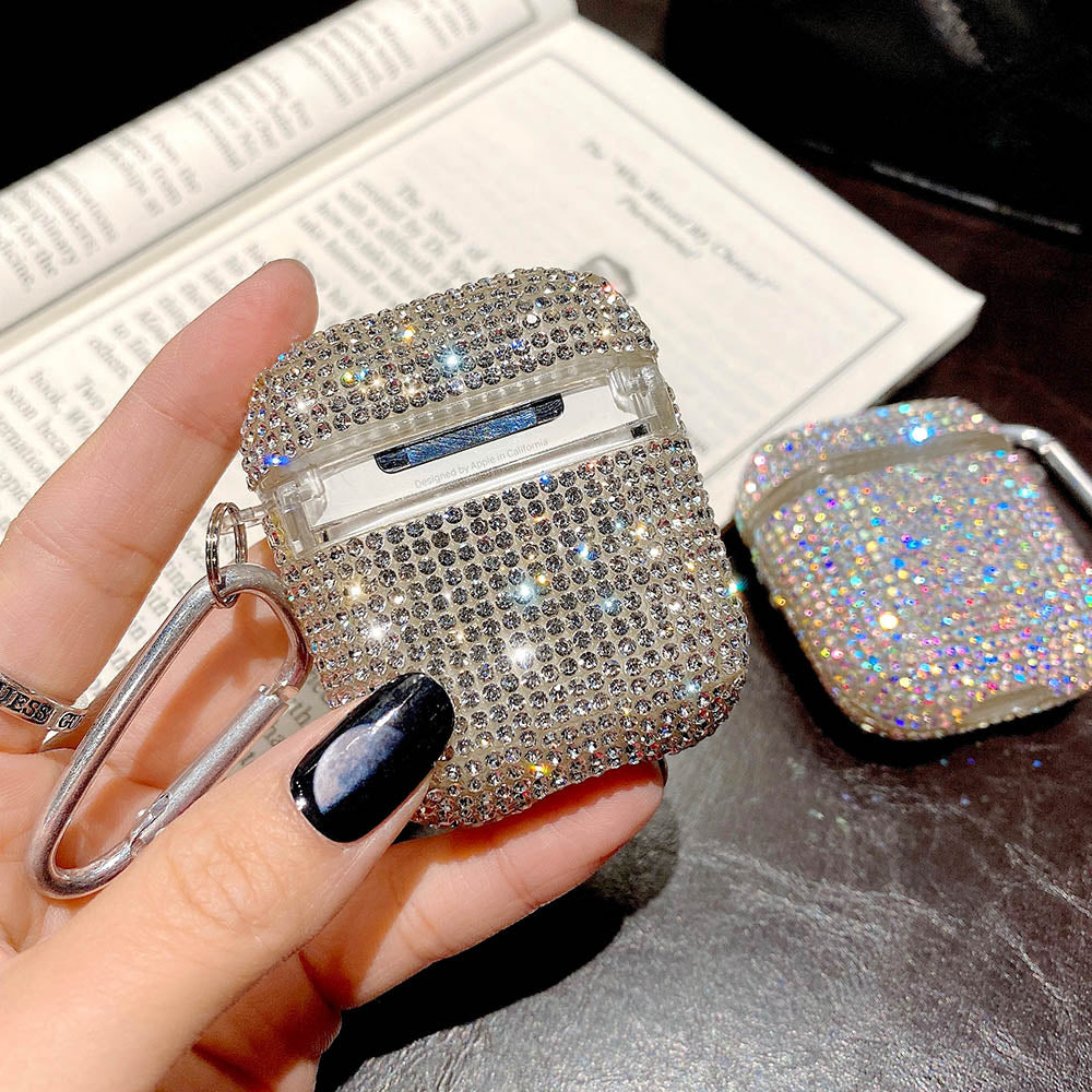 Luxus 3D-Bling-Diamant-Apple AirPods Case für AirPods Pro 2/3/2/1 | Kabellose Bluetooth-Kopfhörer-Zubehör für Apple