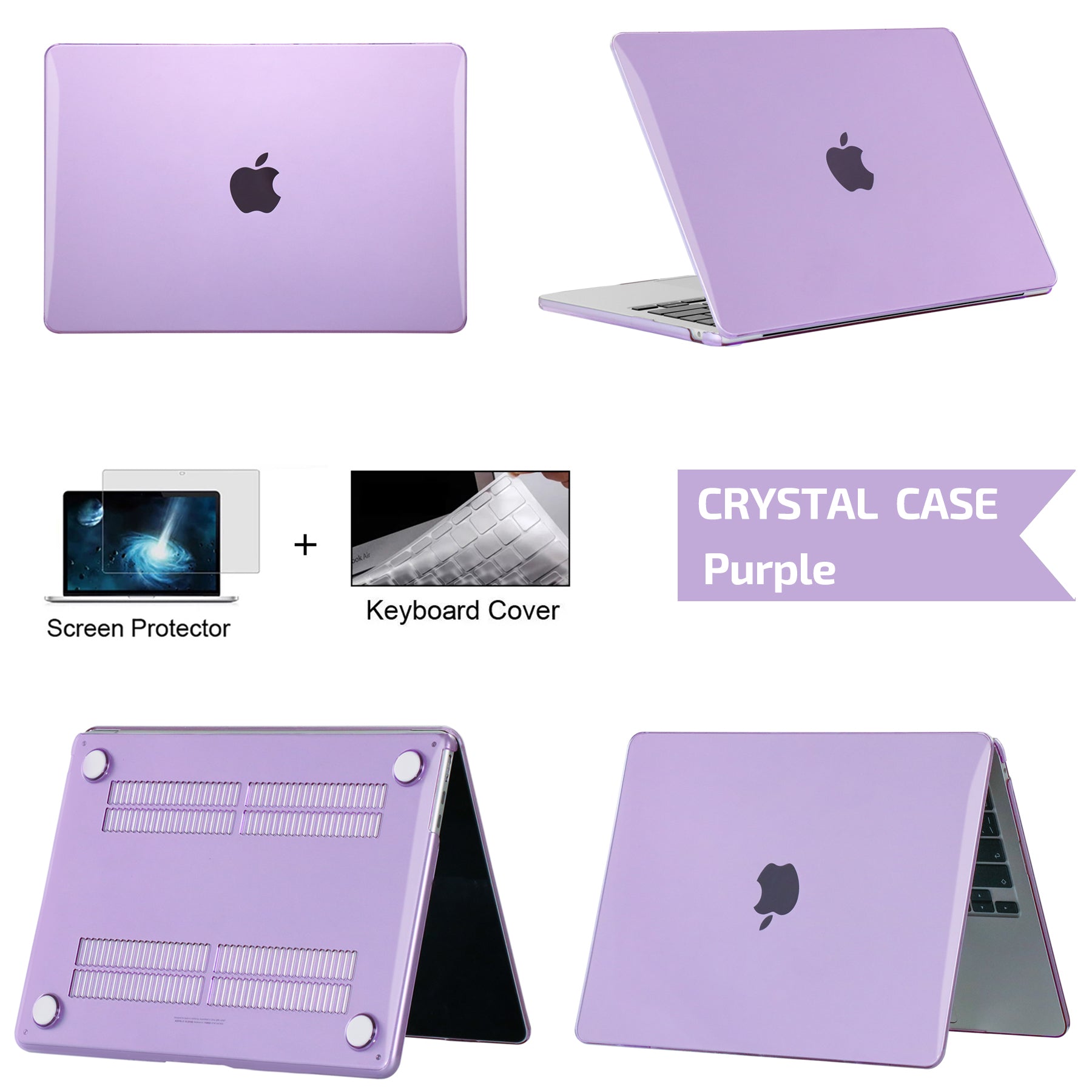 High-Quality Ultra-Thin Hardshell Case - Laptop Sleeve for MacBook Air/Pro/M3/M2/M1: 16,14,13-inch | 2024/2023/2022/2020 Series - Premium Cover