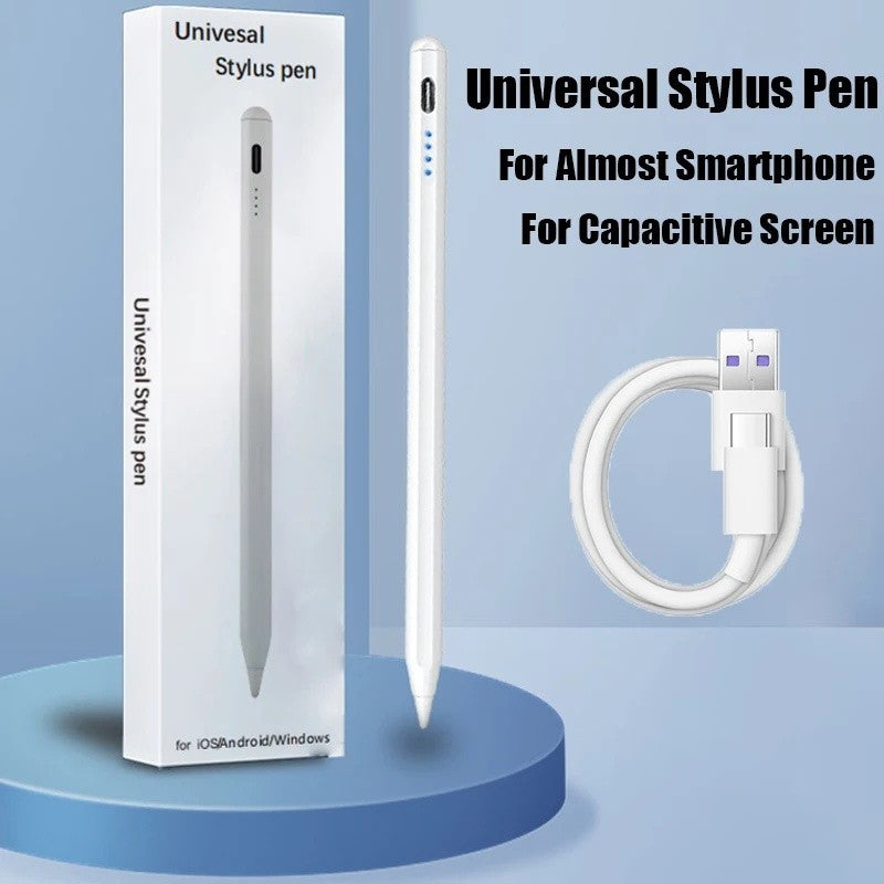 Premium Universal Stylus: Touch Pen for iPad Series: Tablet, Smartphones, Laptop & Phone, Compatible with Apple iPhone, MacBook, iPad, Xiaomi, Huawei, iOS, Android & Windows - Precise Input Pen