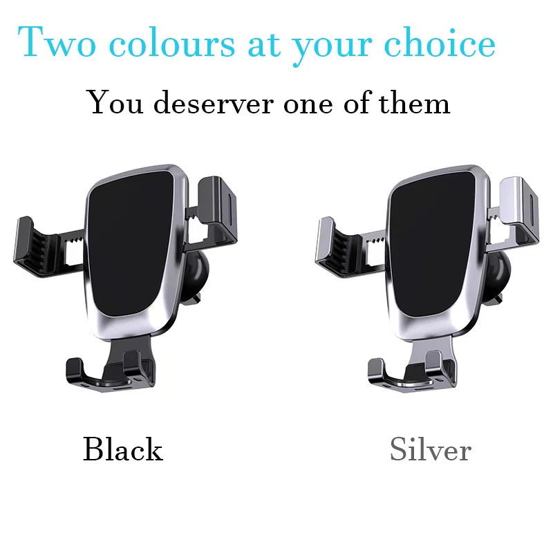 Premium Schwerkraft Autohalterung für Telefon, Mobiltelefonständer für iPhone, Xiaomi, Samsung - GPS Unterstützung