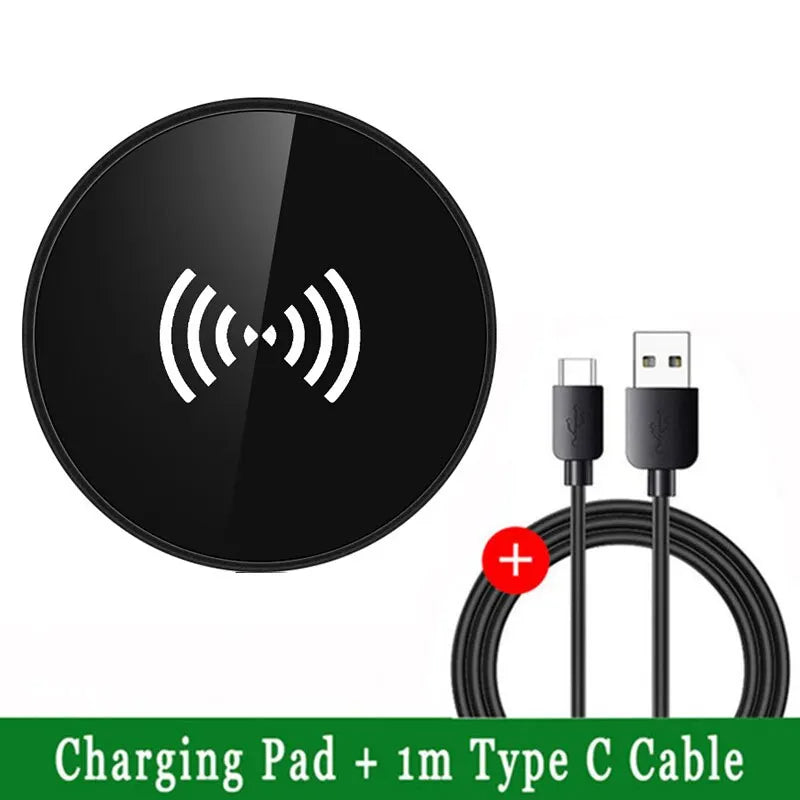 Hacrin 3 in 1 Wireless Charging station for Apple Watch Series 7 Charger Dock Fast Charging Station for Smartphones, Apple iPhone, Samsung, iOS & Android