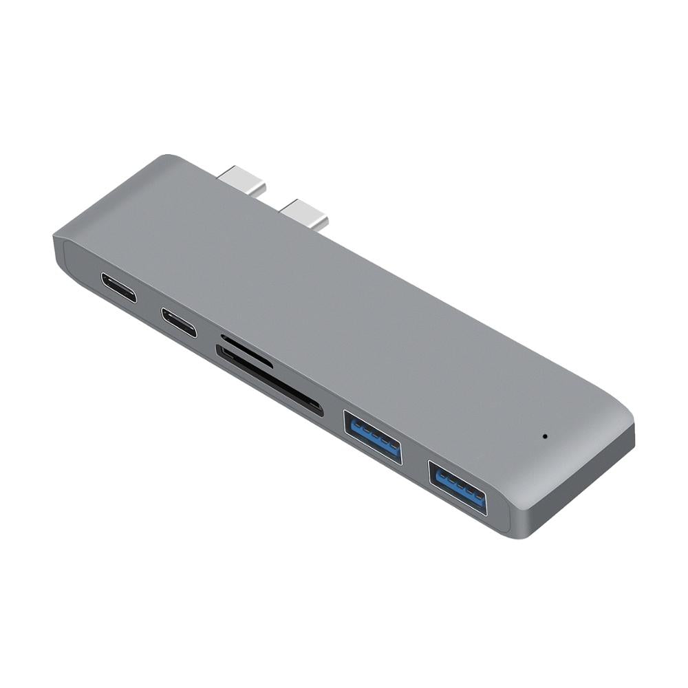 Premium USB-C Hub with HDMI 4K Adapter & Thunderbolt 3: USB 3.1 Type-C to 3.0 Hub - Enhanced Connectivity for Macbook Air/Pro/M3/M2/M1: 16,14,13-inch | 2024/2023/2022/2020 Series Chips