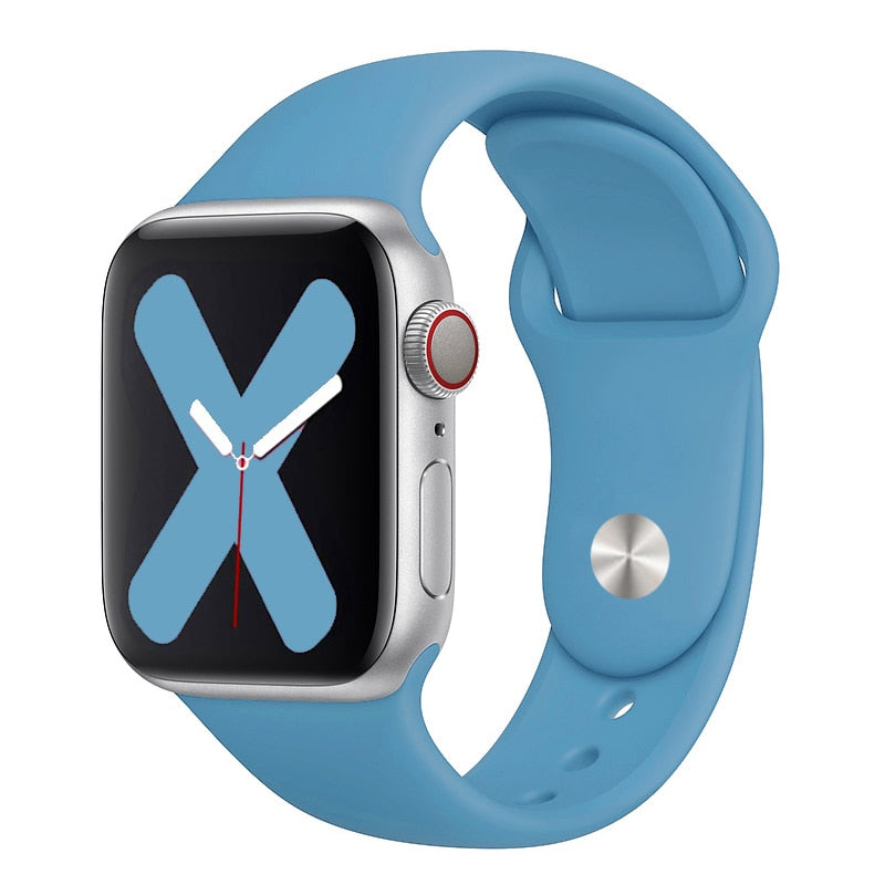 Silikon-Loop-Band Apple Watch Premium Handgelenkriemen | Colorful Pride Edition Armbandriemen | Bequem, Stilvoll.