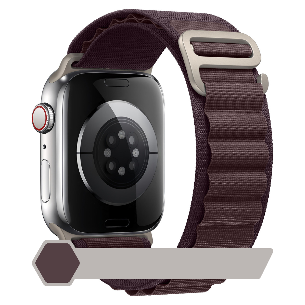 Armband für Apple Watch Serie 10/9/8/7/6/5/4/3/2/1 & Ultra 2/1, SE: 2024, 2023, 2022, 2021, 2020, 2019, | Alpin Loop Premium