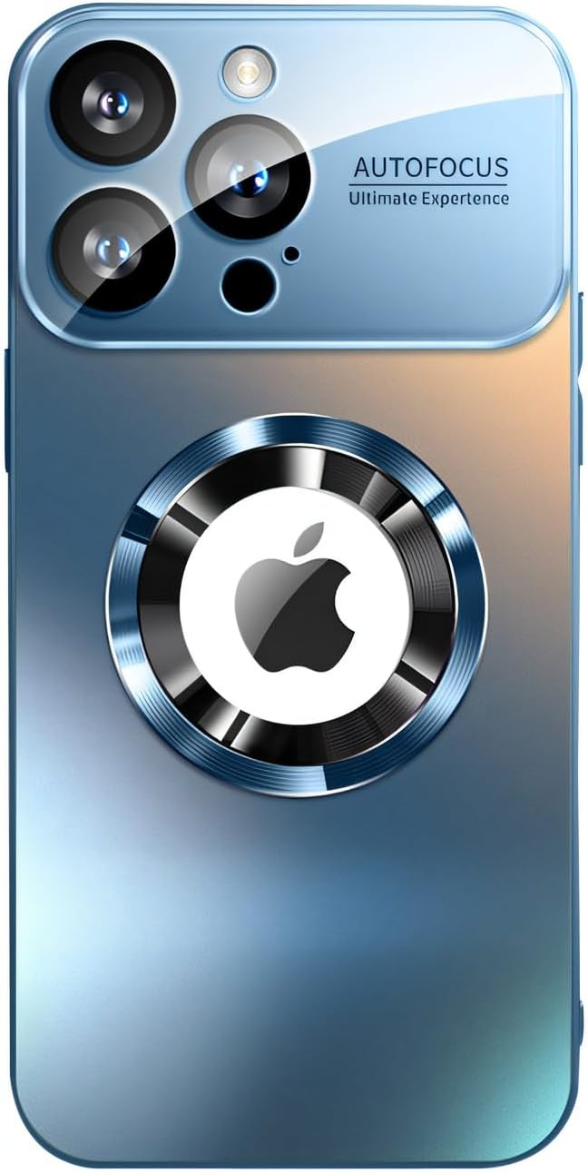 Luxury Matte Magnetic iPhone Case with Glass Lens Camera Protection | Shockproof & MagSafe Compatible | Armor Protective Cover for Apple iPhone 16/15/14/13/12 Pro Max Plus Mini | Limited Edition