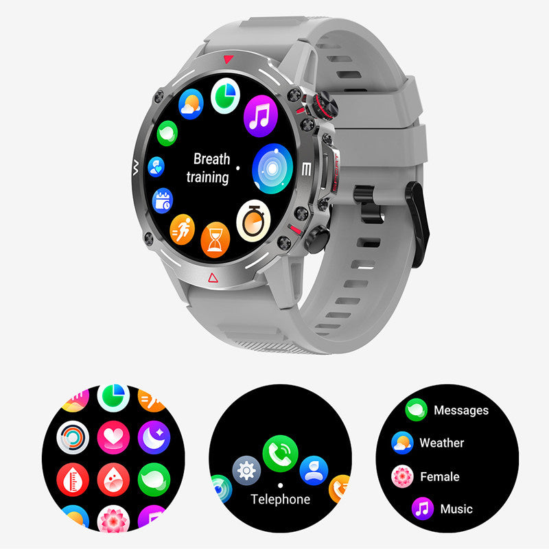 Hochwertiges Smartwatch 2024 für Männer, Bluetooth-Anruf, wasserdichte Uhren