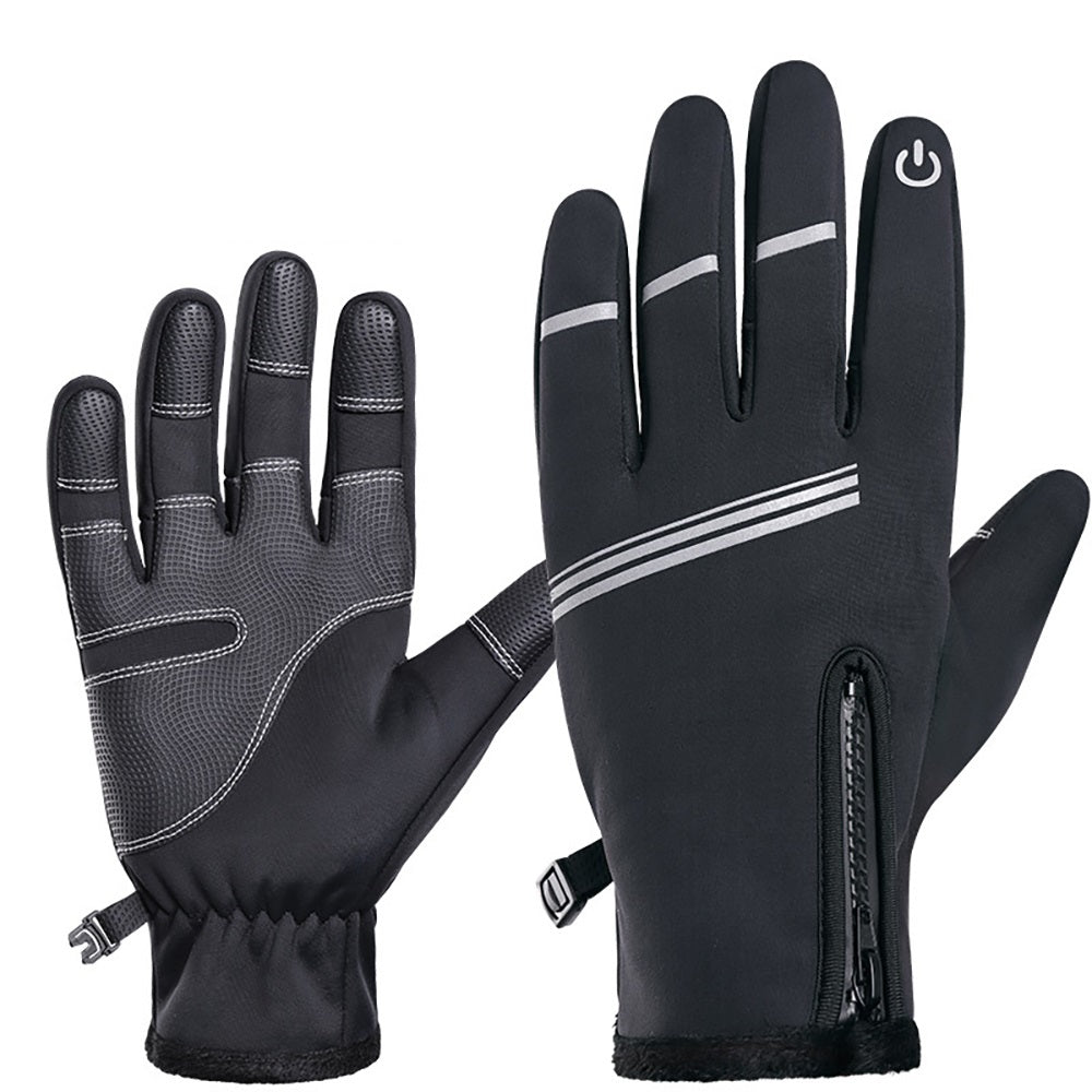 Hochwertige warme 3M-Laufhandschuhe für Radfahren, Touchscreen, Motorrad, Outdoor, Roller, winddicht, Sport, Reiten
