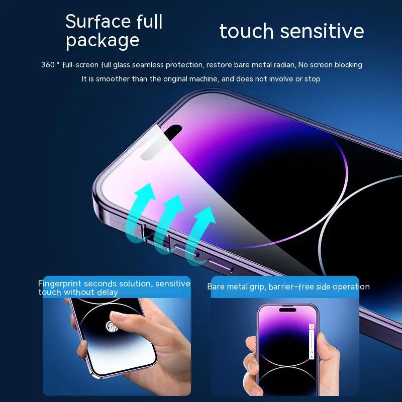 Luxury Ultra-Thin iPhone Case: Metal Alloy and Glass, Privacy Protection, Double-Sided 360° Full Protection | MagSafe-Compatible Magnetic Adsorption | Shockproof with Camera Protection | Apple iPhone 16/16e, 15, 14, 13, 12 Pro Max, Pro, Plus & Mini Cover