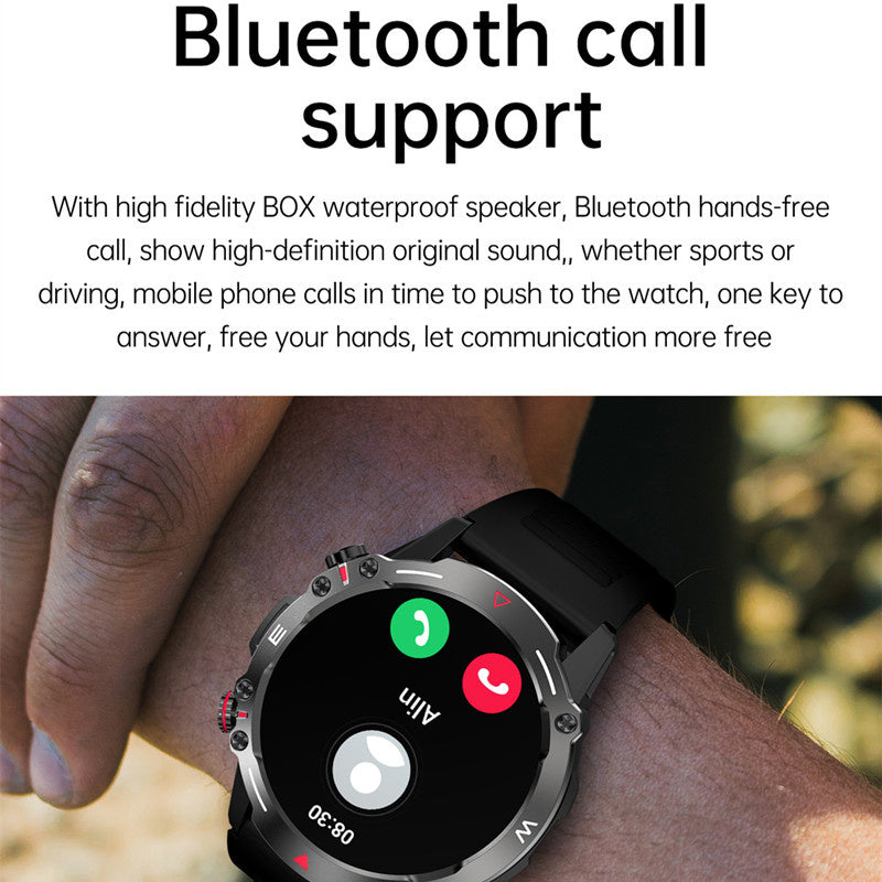 Premium Outdoor Smartwatch with GPS, Compass, NFC Access, IP68 Waterproof, Fitness & Health Tracker, 400mAh Battery, Heart Rate Monitor – Rugged Full-Touch Watch for Men & Women, Unisex Design, Ideal for Hiking, Sports & Daily Use